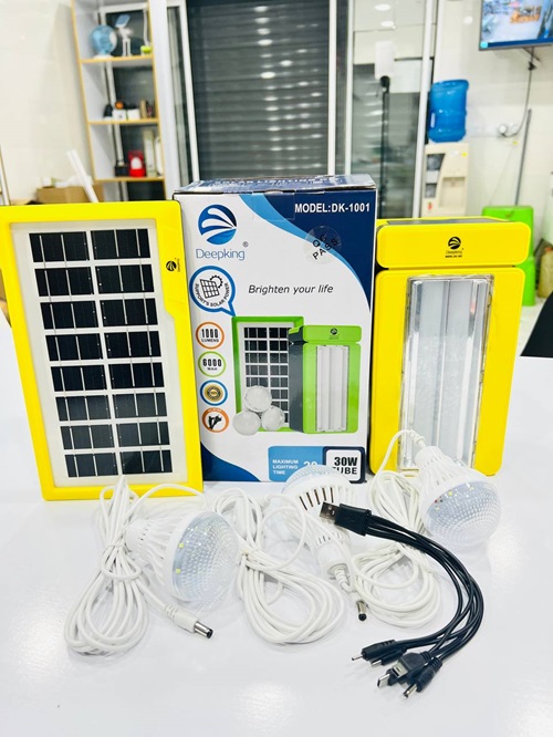 Dk-1001 چراغ شارژی و خورشیدی مدل DK-1001 - Image 1