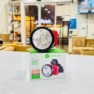 چراغ قوه پیشانی بند هدلایت شارژی 30 وات دی پی مدل DP-744C