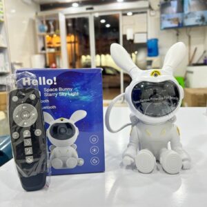 چراغ خواب کهکشانی خرگوش فضانورد با اسپیکر