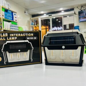 چراغ سولار خورشیدی سه تایی مدل 8838