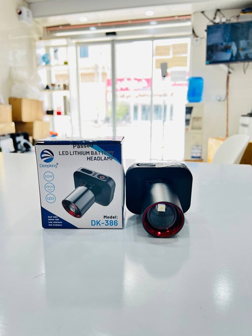 386 هدلامپ شارژی دیپکینگ مدل DK386 با لامپ LED - Image 1