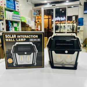 چراغ دیواری خورشیدی دوقلو سنسوردار