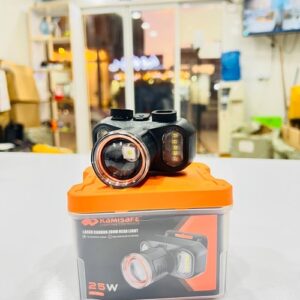 چراغ هدلایت پیشانی زوم دار کامی سیف 25w کد KM-2923