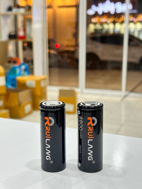 26650 باتری سر تخت شارژی لیتیومی 26650 Ruilang 8800mah - Image 1